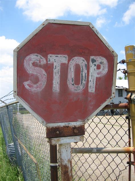 Free photo: Old stop sign - Attention, City, Old - Free Download - Jooinn
