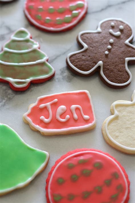 This icing dries hard and shiny and the colors stay bright. Easy Cut Out Sugar Cookies with Icing - Handle the Heat