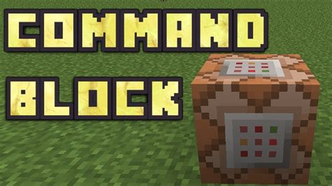 How To Get And Use Command Block Youtube