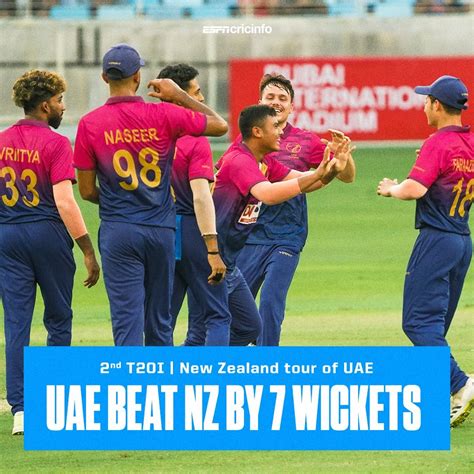 Uae Beat New Zealand For The First Time Ever Rcricket