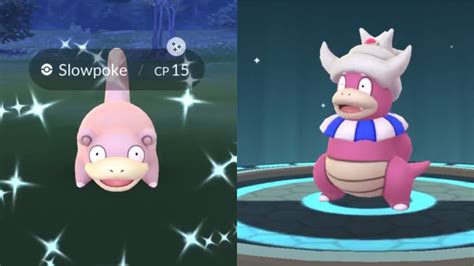 Catching Shiny Slowpoke In Poopymom Go Shiny Slowking Evolution Youtube