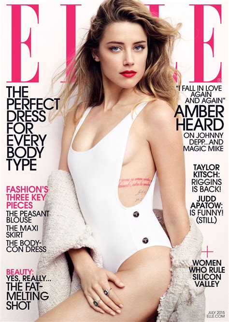 Amber Heard Is Elles July Cover Girl—and Shes Opening Up About Her Marriage To Johnny Depp And