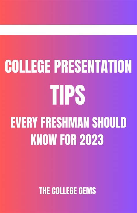 Presentations In College College Packing Lists Study Tips College