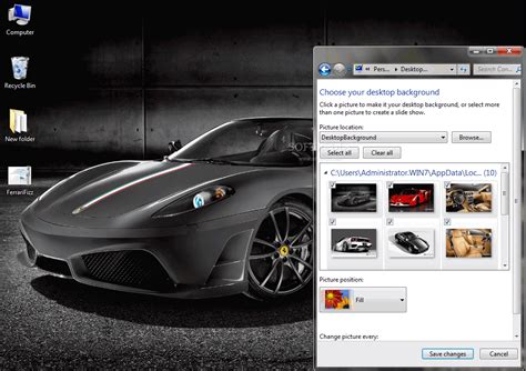 Download Ferrari Fizz Windows 7 Theme