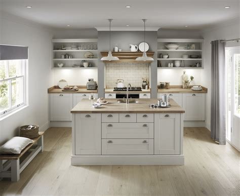 Tewkesbury Dove Grey Shaker Kitchens Howdens Joinery