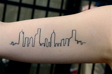 City Skyline Tattoo Small Meaningful Tattoos Meaningful Tattoos