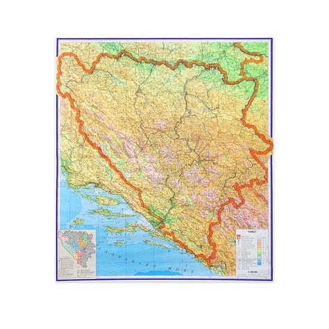 Karta Bosne I Hercegovine Latinica Gataric International Group