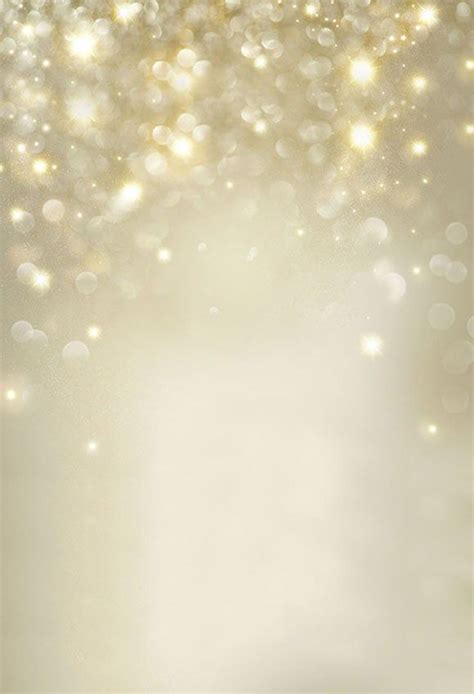 Gold Glitteering Bokeh Backdrop For Holiday Photography Lv 058