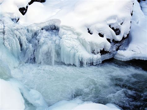 Free Images Water Creek Snow Cold Winter Wave Glacier Weather