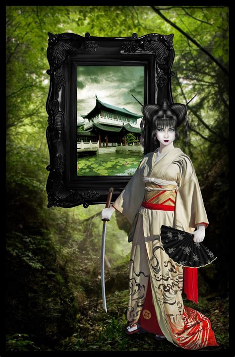 Geisha Warrior Princess By Pretty In Pixels On Deviantart