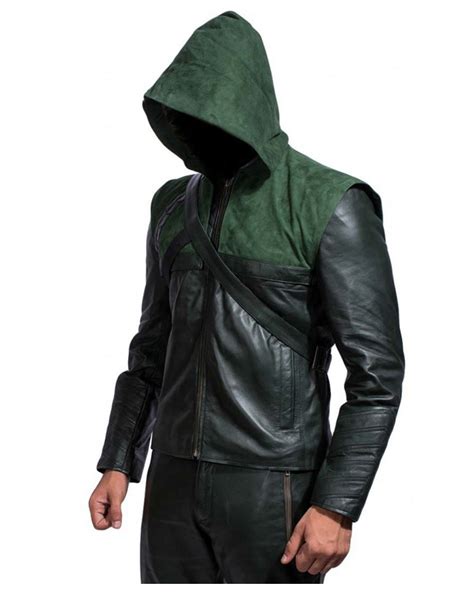 Stephen Amell Green Arrow Hoodie With Removable Quiver Ujackets