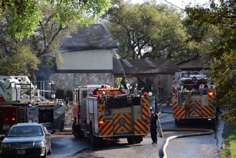 San Antonio Fire Crews Battle Blaze On Northwest Side