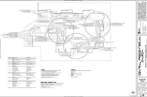Landscape Architecture Construction Document Final Planting Pages