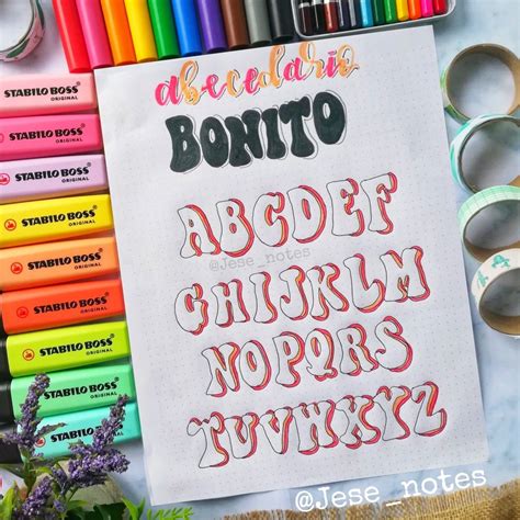 Tipograf As Bonitas Lettering Aesthetic Libreta De Apuntes Titulos Bonitos Para Apuntes