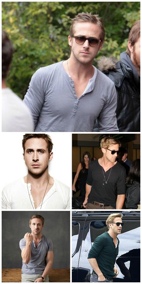 Julians të nxehtë të dashurin ryan! Ryan Gosling knows you can never go wrong with a henley ...