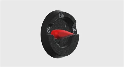 Piper Pa28 Fuel Selector For Flight Simulator 3d Model 3d Printable