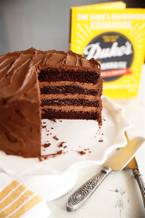You really can't go wrong when you are talking about any chocolate mousse! Triple Chocolate Mousse Cake - Southern Bite
