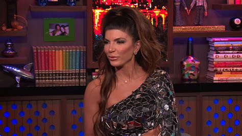 Teresa Giudice Shows Abs In Cut Out Sherri Hill Jumpsuit Wwhl Style And Living