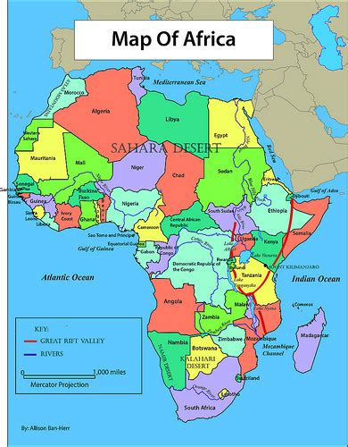Map of africa with countries and capitals. Map Of Africa Labeled - Share Map