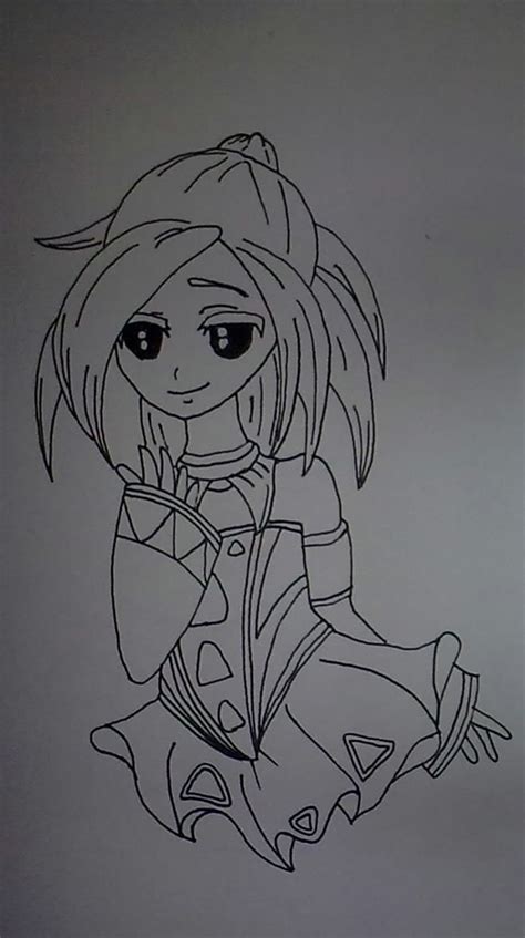 Anime Girl Drawing By Jonelq Dragoart