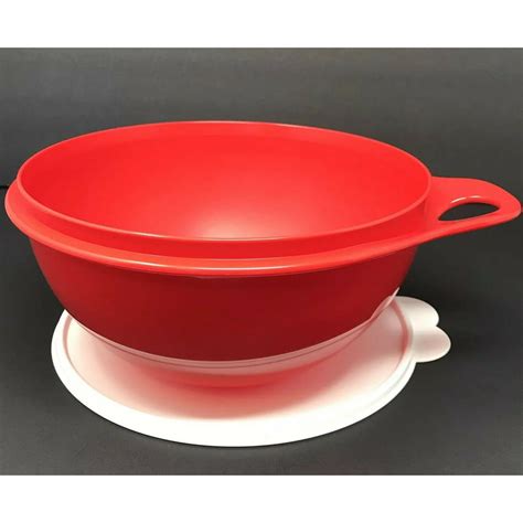 Tupperware Thatsa Bowl Jr Chili Red Mixing Bowl