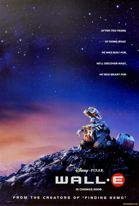 When his marriage fell apart, he escaped the pain by fixating on the extraordinary goal of free climbing the dawn wall. Frasi del film WALL-E
