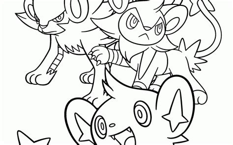 Mega Luxray Coloring Pages