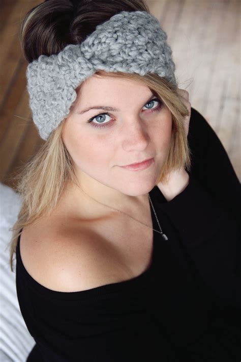 Winter headband crochet pattern by stitching together. Headband CROCHET PATTERN Hat BEGINNER The Pamela on Storenvy