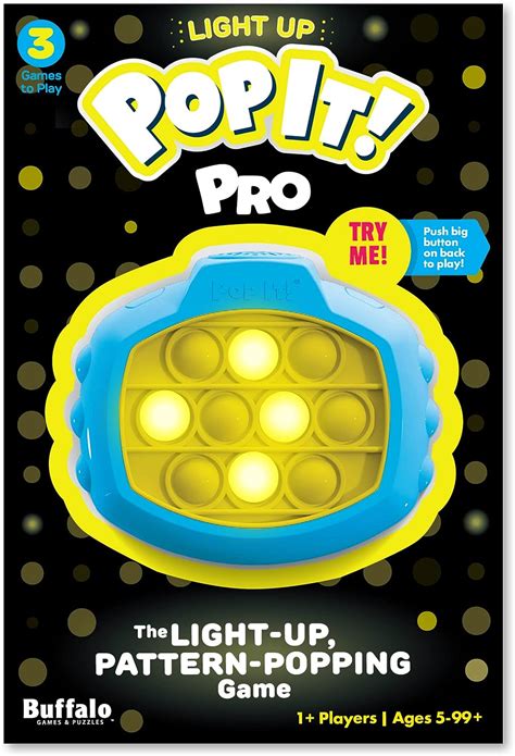 Pop It Pro The Light Up Pattern Popping Game Amazonsg Toys