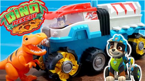 Paw Patrol Dino Rescue Giant Patroller Drives Over Anything Pups Save