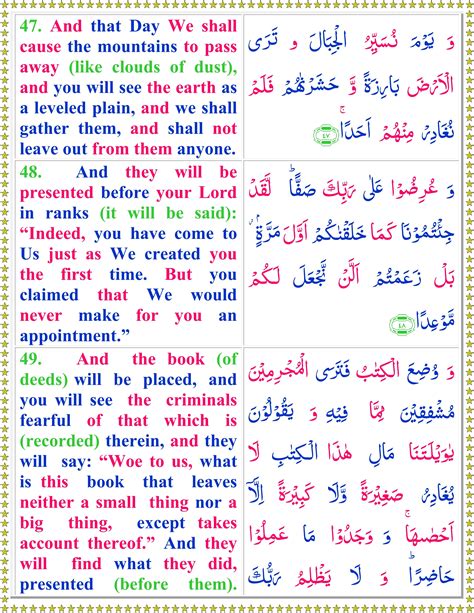 To access these features, click here. Read Surah Al Kahf With English Translation - Page 2 of 3 ...