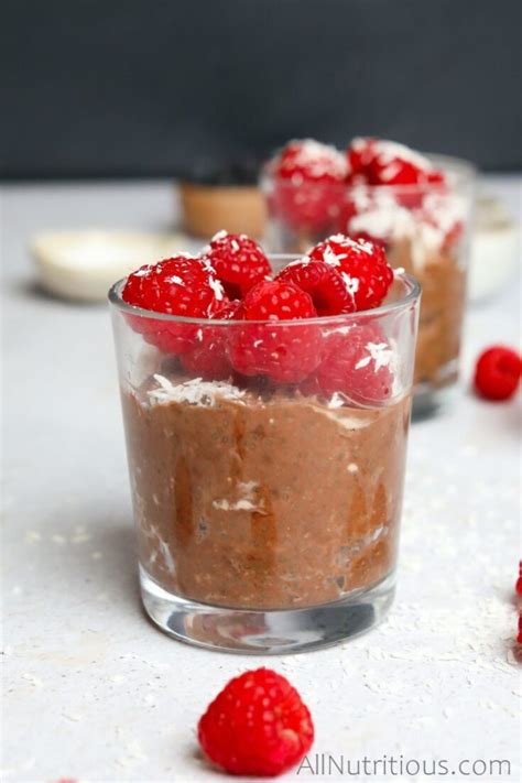 Cacao Chia Pudding Gluten Free Vegan Dairy Free All Nutritious