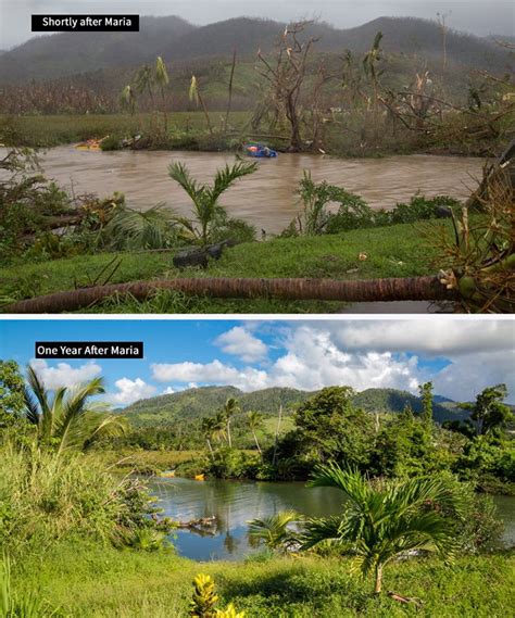 In Pictures Before And After Hurricane Maria Dominica News Online