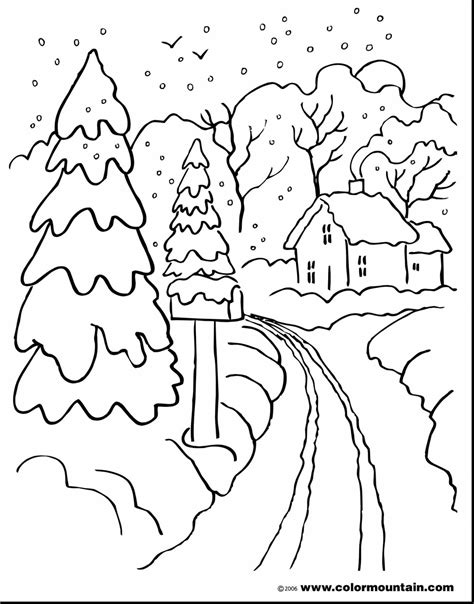 Summer Landscape Coloring Pages For Adults Coloring Pages