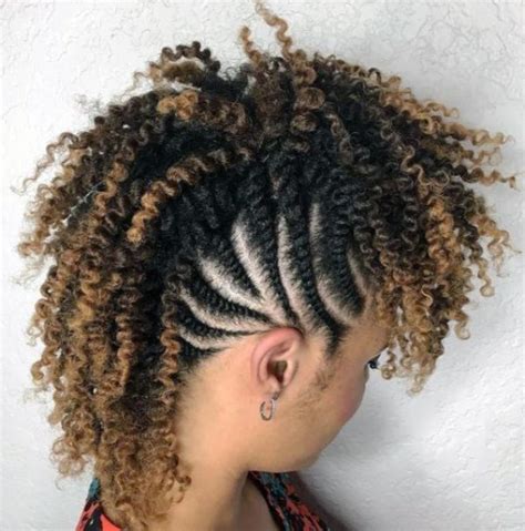 Wavy & curly human braiding hair. Pictures Untapped Goldmine of Mohawk Braids Hairstyles ...