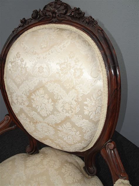 Vintage French Country Victorian Style White Carved Accent Etsy