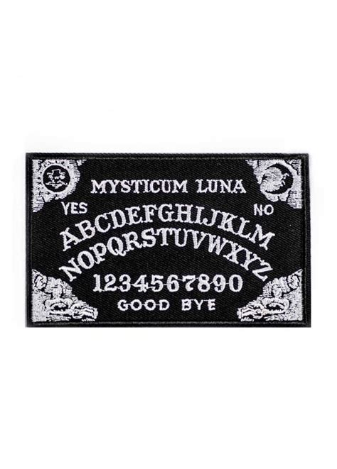 Mysticum Luna Ouija Board Patch Attitude Clothing