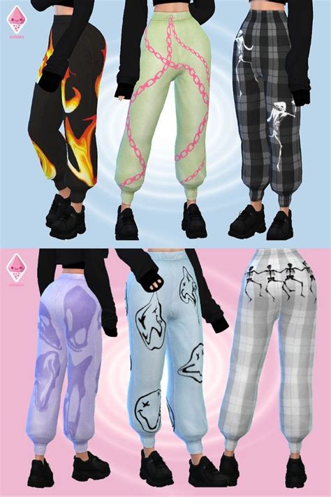 Baggy Pants Mesh Needed Swboba Sims 4 Sims 4 Clothing Sims 4