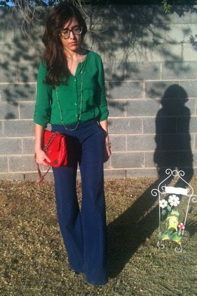 Old Navy Top Pants Like The Green Blue Combo Green Blouse Outfit