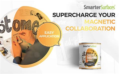 Smarter Surfaces Magnetic Paint Mid Grey Magnetic Receptive Paint Turn Any Wall Into A