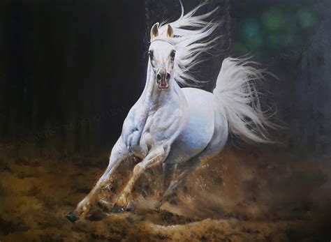 Most Realistic Oil Paintings Horse Oil Painting By Rajasekharan