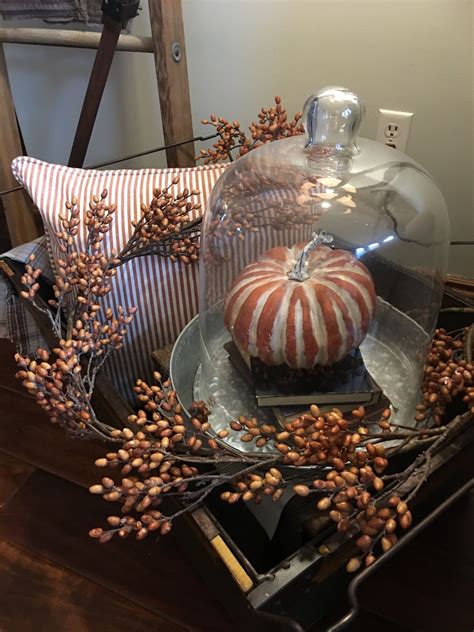 Enjoy free shipping on most stuff, even big stuff. Pumpkin Under Glass! | Table decorations, Decor, Home decor