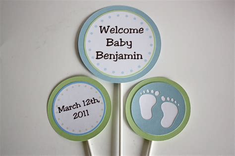 5m Creations Footprint Baby Shower