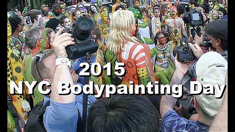 2015 Nyc Bodypainting Day Youtube