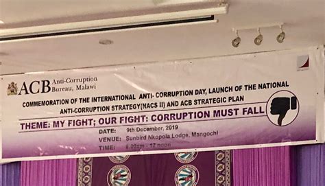 Malawis New National Anti Corruption Strategy A State Of The Art