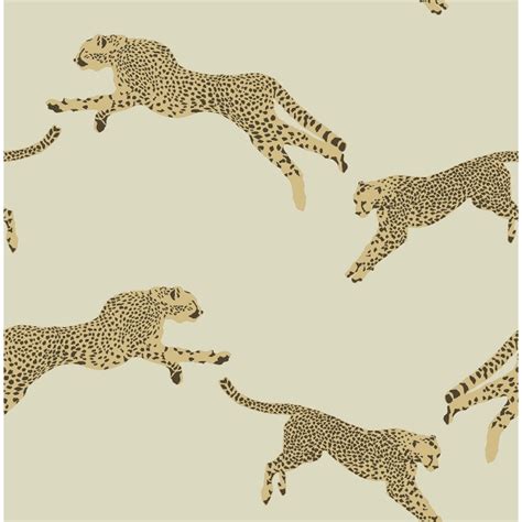 Scs4274 Dune Leaping Cheetah Peel And Stick Wallpaper By Nuwallpaper