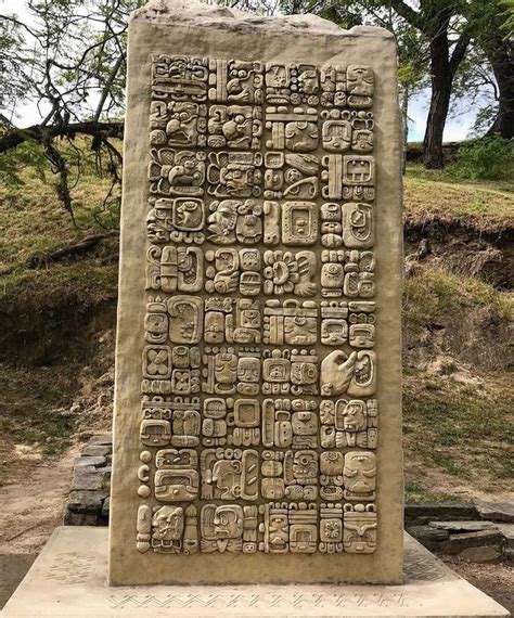 This Mayan Stela Build In Approx Ad Is One Of The Best Preserve In The World Located In