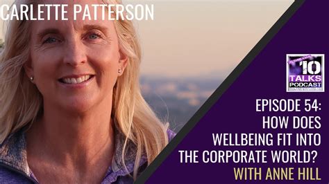 How Does Wellbeing Fit In The Corporate World With Anne Hill 10
