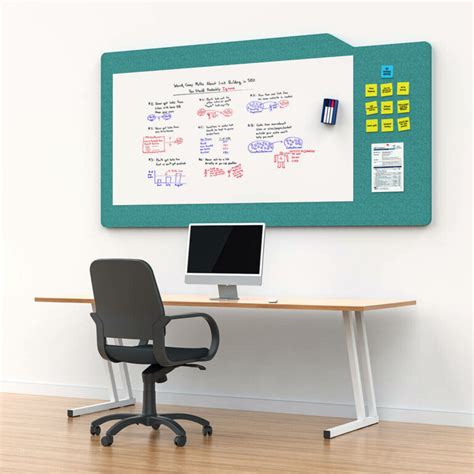 Acoustic Whiteboard Pinboard Combo C G Office Furniture