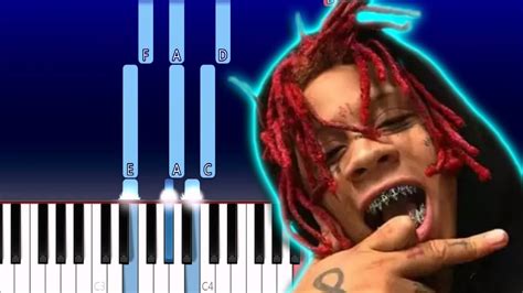 Trippie Redd Dreamer Piano Tutorial Youtube